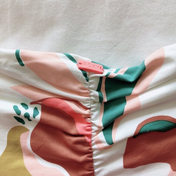 Roxy Bikini Bottoms XXL floral swim bottoms women's bathing suit - Picture 9 of 12